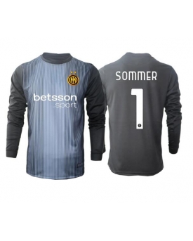 Billige Fotballdrakt Inter Milan Yann Sommer #1 Keeper Replika Hjemmedrakt 2025-26 Langermet Billige Fotballdrakt Inter Milan Yann Sommer #1 Keeper Replika Hjemmedrakt 2025-26 Langermet